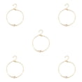 thumbnail image 3 of Sonducket Tobillera ajustable Universal resistente oro plata joyería delicada accesorio de moda pulseras de tobillo cadenas de pie para mujer oro Oro 5piezas Sonducket CBP253770, 3 of 6