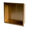 thumbnail image 6 of ALFI brand ABNP1616-BG 16" x 16" Brushed Gold PVD Steel Square Single Shelf Shower Niche, 6 of 9