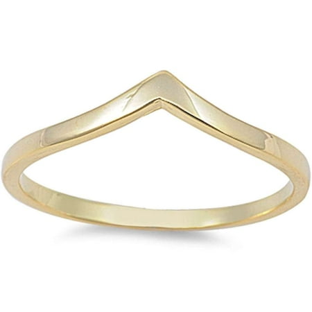 New Design Woman Ring - Yellow Gold Plated New Design Fashion .925 Sterling Silver Ring Sizes 3-12
