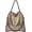 Brown, variant on CoCopeaunts Women Fashion Chain Tote Bag Soft Crossbody Shoulder Bag Large Capacity Purses Handbags for Women Travel Shopping