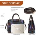 thumbnail image 4 of Crossbody Bag For Women Leather  Bag Purse and Handbag Tote Bag Medium Satchel  Embossing, 4 of 6