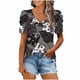 thumbnail image 2 of Fiudx Ofertas Flash Artículos En Oferta Mujer Moda Casual Manga Corta Suelta Camiseta Blusa Tops, 2 of 5