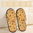 thumbnail image 2 of Fotbe Brave Cowboys Pantuflas Peludas para Mujer con Estampado, Zapatillas de Peluche, Zapatos de Invierno para Casa, Uso Interior y Exterior-Medium, 2 of 8