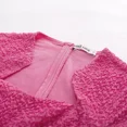 thumbnail image 4 of Vestido Tubo De Tweed Con Mangas Cortas Y Envuelto En Las, 4 of 6