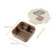 thumbnail image 3 of Lonchera estilo bento, recipiente de plástico apto para microondas, con separadores y vaso para salsas, contenedor portátil para comida escolar, ideal para oficina y viajes,topliu, 3 of 9