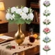 thumbnail image 1 of Ramo de peonías de plástico - flores artificiales rosas, moradas, azules y blancas para decoración de bodas y accesorios fotográficos, 1 of 6