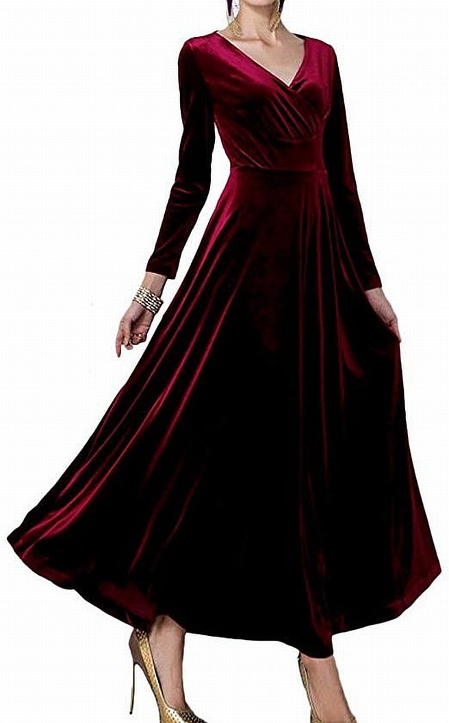 walmart velvet dress