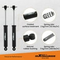 thumbnail image 3 of Maxpeedingrods 2.5" Lift Kit Shock Absorber + Coil Springs For Jeep Wrangler TJ 4CYL 1997-2006, 3 of 7