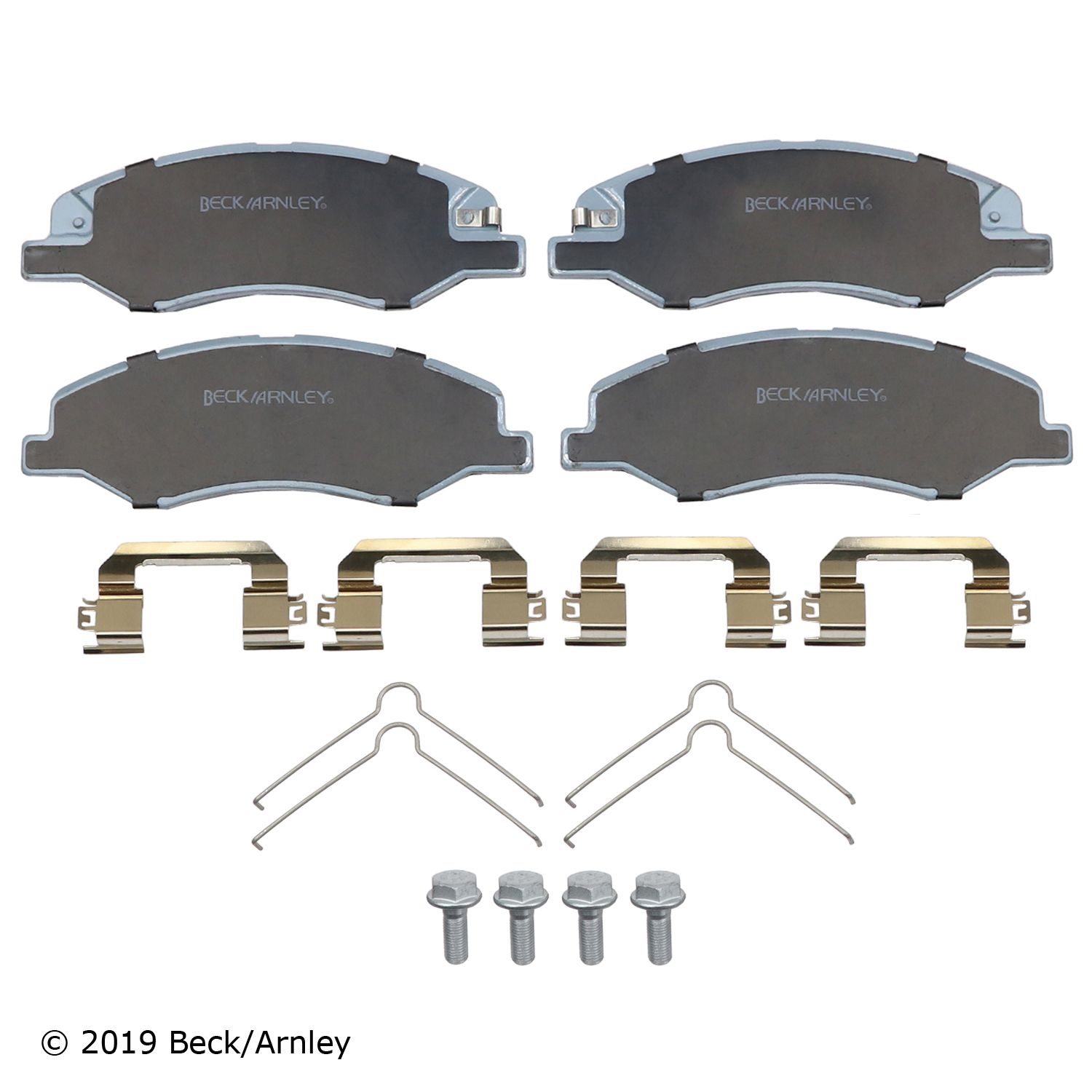 BeckArnley 085-7091 Premium Asm Pads W / Hardware