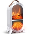 thumbnail image 1 of Calefactor eléctrico portátil tipo chimenea Riseon 1500W con llama 3D, 1 of 9