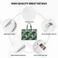 thumbnail image 5 of Salouo Hawaiian Style for Canvas Tote File Bag, Tote Bag With Zipper Business Briefcase Document Bag with Handle A4 File Organizer Laptop Bag for Travel & Work, 5 of 8