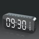 thumbnail image 1 of Altavoz Bluetooth inalámbrico creativo, reloj con espejo, despertador, altavoz Bluetooth inalámbrico, tarjeta de transmisión de radio, altavoz de regalo, 1 of 3