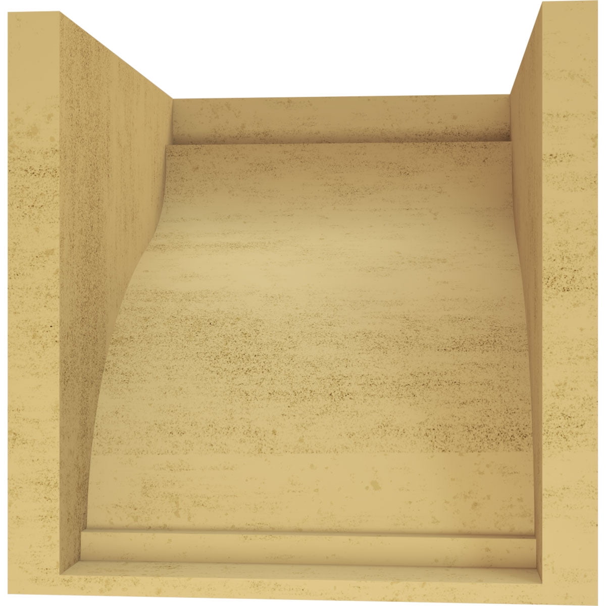 11"W x 11"D x 11"H Wide Helena Rough Cedar Woodgrain TimberThane Corbel, Primed Tan