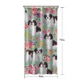 thumbnail image 5 of Shih Tzu Dog and Flower Floral Shower Curtain 36"x72" ,Bathroom Decorative Shower Curtains Set with 12 Hooks,Modern Waterproof Washable Shower Curtain, 5 of 6