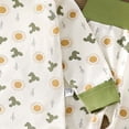 thumbnail image 7 of Emitonse Toddler Girl Sweatsuits Pullover Hoodie Shirt Long Pants Toddler Pajama Set Long Sleeve Top For Toddlers Green,Size 6-12 Months, 7 of 7