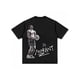 thumbnail image 1 of Camiseta de baloncesto retro de Jaren Morant para hombre, color negro, cuello redondo, manga corta y estampado de acción. Lavable a máquina. Estilo deportivo y cómodo para aficionados al baloncesto y, 1 of 6