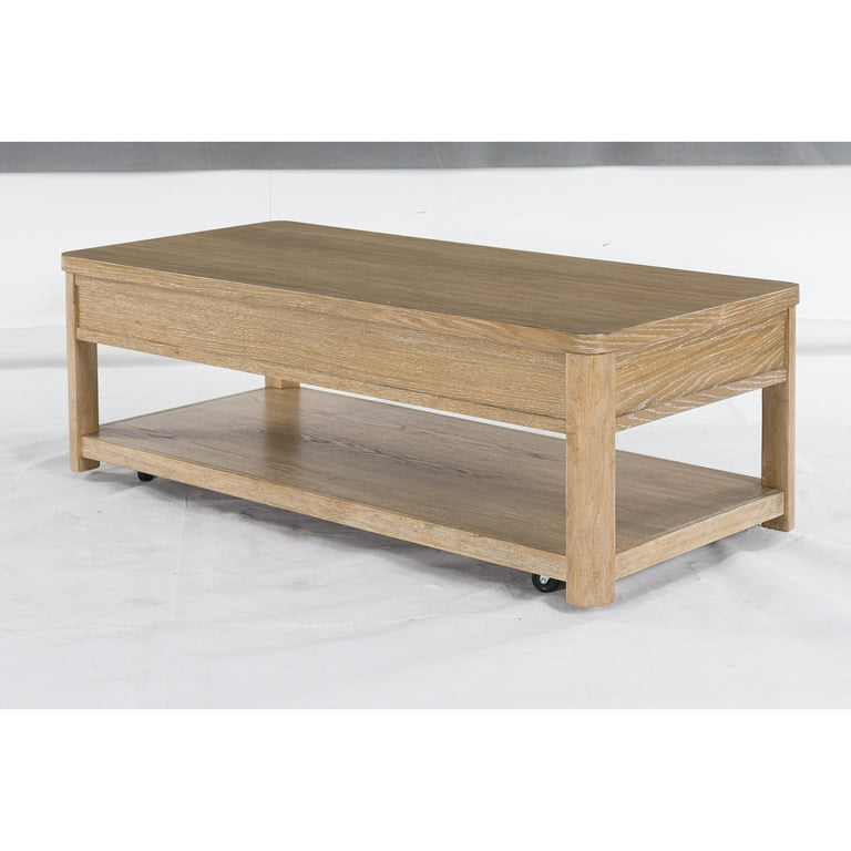 Ashley Furniture Rencott Wood Coffee Table with Two Drawers