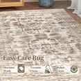 thumbnail image 4 of SANMADROLA 5X7 Area Rugs for Living Room Modern Abstract Blue Machine Washable Rug Soft Bedroom Rug Non Slip Stain Resistance Dining Room Mat Carpet for Office Couch Entrance Kitchen, 4 of 9
