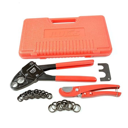 IWISS IWS-1234C PEX Pipe Crimping Tool for Copper Crimp Jaw Sets 1/2