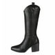 thumbnail image 2 of Bota Vaquera Larga Para Mujer Castalia Negro 139-26, 2 of 3