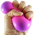 thumbnail image 3 of 2 Color Changing Doh Filled 2.5" Stress Balls - Shaving Cream Like Dough Filling - Squishy Gooey Shape-able Squish Sensory Squeeze Balls (RANDOM COLORS), 3 of 7