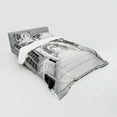 thumbnail image 3 of Ambesonne Scenery Bedding Set 3 Pcs, Sun Energetic Space, Twin, White, 3 of 3