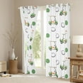 thumbnail image 3 of Homewish Golf Ball Sports Curtains Pack of 2 (42x84 Each),Ball Game Gaming Curtains Blackout,White Green Bedroom Curtains For Boys Teens,Ultra Soft Home Decor, 3 of 6