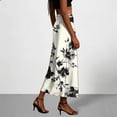 thumbnail image 4 of Levmjia Womens Midi Skirt Printed High Waist Elastic Waist Slim Fit Casual Skirt Soft Breathable Stylish For Daily Dating Party Vacation Spring Summer Wear, 4 of 7