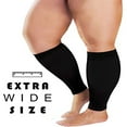 thumbnail image 1 of Wide Plus Size Leg Compression Sleeve Calf Support Sleeves Legs Pain Relief Comfortable and Secure Footless Socks Unisex, 1 of 6