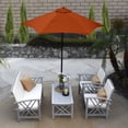thumbnail image 2 of Astella 92.5" Tuscan Solid Print Hexagon Market Patio Umbrella, 2 of 7
