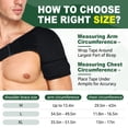 thumbnail image 3 of Shoulder Brace, Rotator Cuff Shoulder Brace for Men & Women, Shoulder Compression Sleeve Suitable for Left & Right Shoulder, XL, 3 of 7