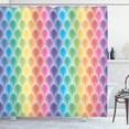 thumbnail image 1 of Ambesonne Geometric Shower Curtain, Flower Pattern Motif, 69"Wx84"L, Multicolor, 1 of 2