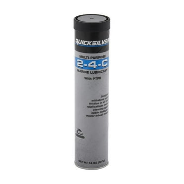 Quicksilver 825212A1 2-4-C Marine Grease w/ Teflon 14 oz.