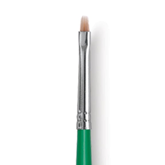 Blick Economy Golden Nylon Brush - Bright, Long Handle, Size 1