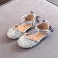 thumbnail image 4 of Girl Mary Jane Shoes Ballet Rhinestone Flat Shoes Girl Formal Shoes Wedding Party, 4 of 5