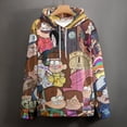 thumbnail image 4 of Gravity Falls Sweatshirts Casual Pullover Hoodie Jacket Unisex Hooded Activewear 3D Printed Long Sleeve Sweater with Pocket M, 4 of 8