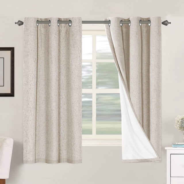 Cortinas H.VERSAILTEX Primitive Linen 100% opacas 42 x 160 cm