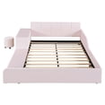 thumbnail image 4 of Noble House Full Size Upholstered Grounded Bed,Pink, 4 of 10