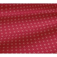 thumbnail image 4 of oneOone Cotton Jersey Red Fabric Small Motif Bandhani Quilting Supplies Print Sewing Fabric By The Yard 58 Inch Wide, 4 of 4