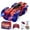 Red, Blue, Red, variant on Growsly RC Wall Climbing Car Toy, Remote Control Stunt Car Xmas Gift, for 4-12 Years Old Kids, Red, Blue, Black