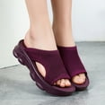 thumbnail image 3 of MKLEKYY Sandalias Casuales para Mujer Sandalias Cómodas y Transpirables Con Plataforma y Tacón de Cuña para Caminar y Uso Informal, 3 of 4