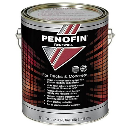 Penofin 1674696 1 gal Renewall Acrylic Deck & Concrete Sealant (Best Way To Seal A Deck)