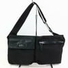 Gucci Belt (Ultra Rare) Sherry Web Fanny Pack Waist Pouch 870918 Black Nylon Cross Body Bag