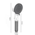 thumbnail image 2 of TIMIFIS Shower Head Turbo Shower Head Home Bath Shower Nozzle Water Heater Filter Shower ,10 Bathing Modes, One Pressurised Water Stop Function Shower Head. Kitchen & Dining, 2 of 7