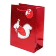 thumbnail image 2 of Friendly Gift Bag, Glossy Paper Bags, Christmas Bags with Sturdy Rope - Squirrel, 2 of 7