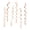 Orange, variant on Dserhfy 6 Pcs Colorful Ceiling Swirl Foil Decorations Plastic Hanging Spiral Streamers for Wedding Birthday Graduation New Year Party Decoration