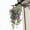 Purple, variant on Artificial Flowers for Outdoors, Fake Flowers, Faux Flowers for Outdoor Planters, Artificial Morning Glory Vines, Fade Resistant Fake Hanging Flowers for Indoor Outdoor Purple 1Pcs