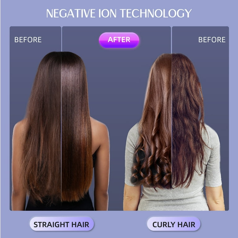 Before And Hair Dryer Diffuser On Straight Hair Straight Hair