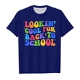 thumbnail image 3 of WEAIXIMIUNG T-Shirts de Sport pour Filles 10-12 Ans Rentrée Scolaire Imprimé Graphique Col Rond Manches Courtes T-Shirt Décontracté d'Été, 3 of 4