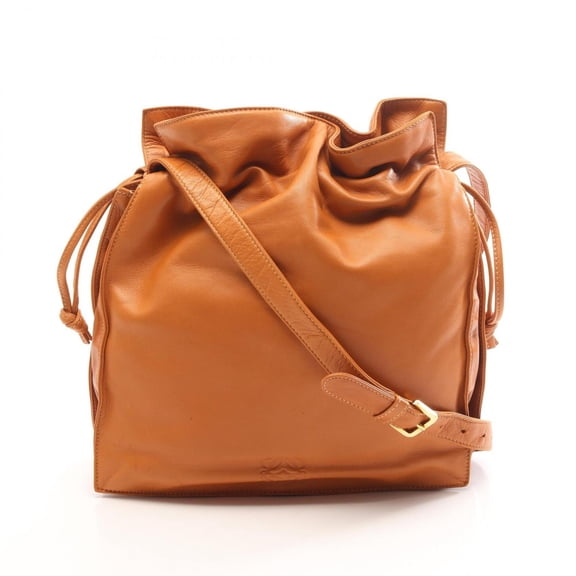 Pre-Owned Loewe Anagram Shoulder Bag/Handbag, Leather, Women's, Brown